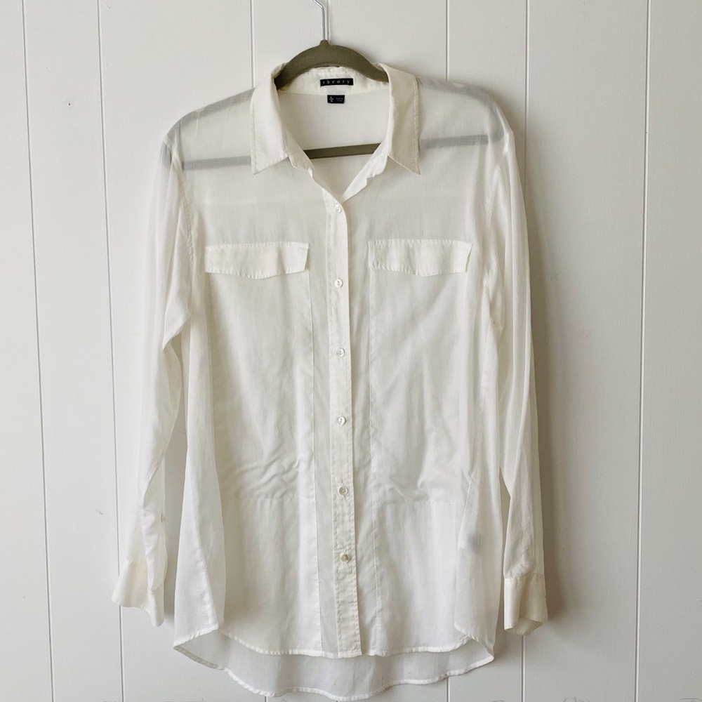 Theory Button-up Blouse
